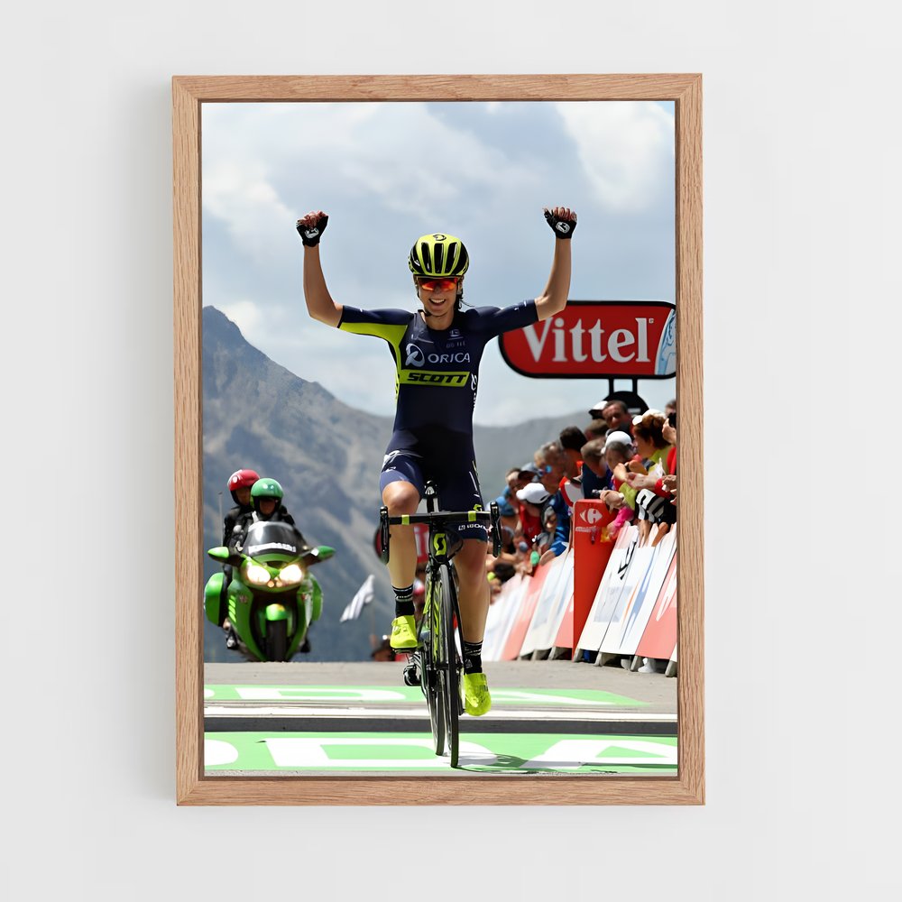 Poster La Victoire d'Annemiek – affiche Cyclisme (vue 4)
